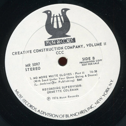 Creative Construction Company : Creative Construction Company Vol.II (LP, Album, Promo)