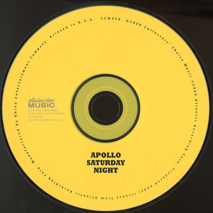 Various : Apollo Saturday Night (CD, Album, RE)