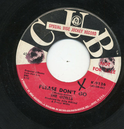 The Ozells : The Gossips / Please Don't Go (7", Promo)