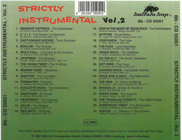 Various : Strictly Instrumental Vol. 2 (CD, Comp)