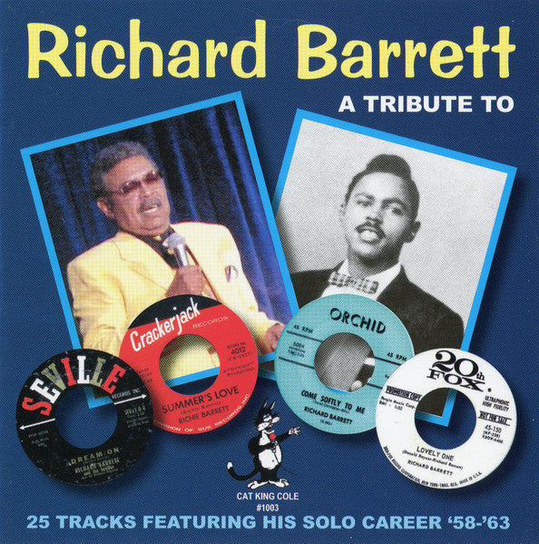 Richard Barrett (5) : A Tribute To (CD, Comp)