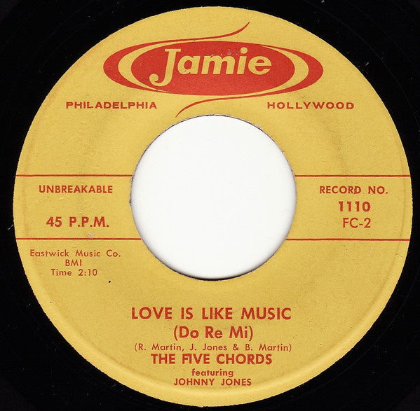 The Five Chords (2) : Don't Just Stand There (Do Something) / Love Is Like Music (Do Re Mi) (7")
