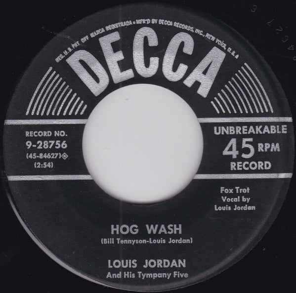 Louis Jordan And His Tympany Five : House Party (7", Single)