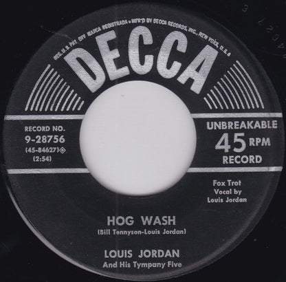 Louis Jordan And His Tympany Five : House Party (7", Single)