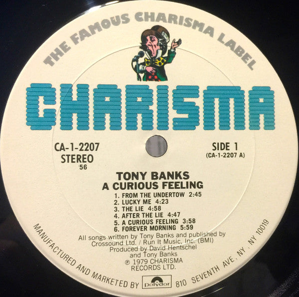 Tony Banks : A Curious Feeling (LP, Album, 56 )