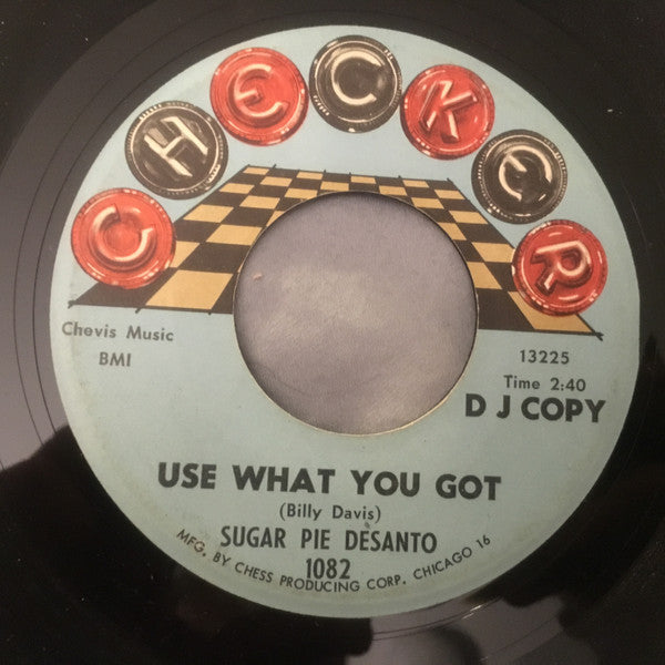Sugar Pie Desanto : Soulful Dress / Use What You Got (7", Single, Promo)