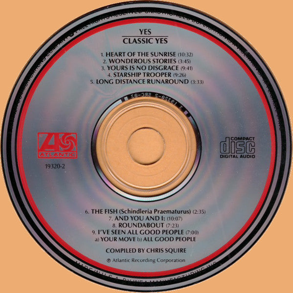 Yes : Classic Yes (CD, Comp, RE, WEA)
