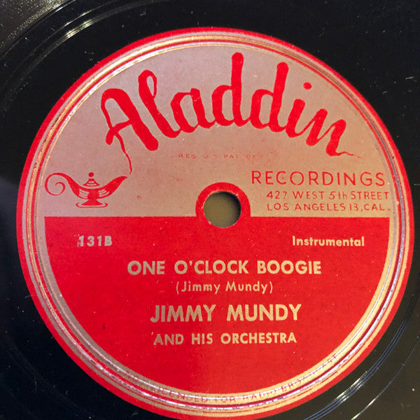 Jimmy Mundy Orchestra : Bumble Boogie / One O'Clock Boogie (Shellac, 10")