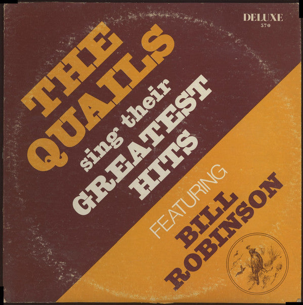 Bill Robinson And The Quails : Sing Their Greatest Hits (LP, Comp)