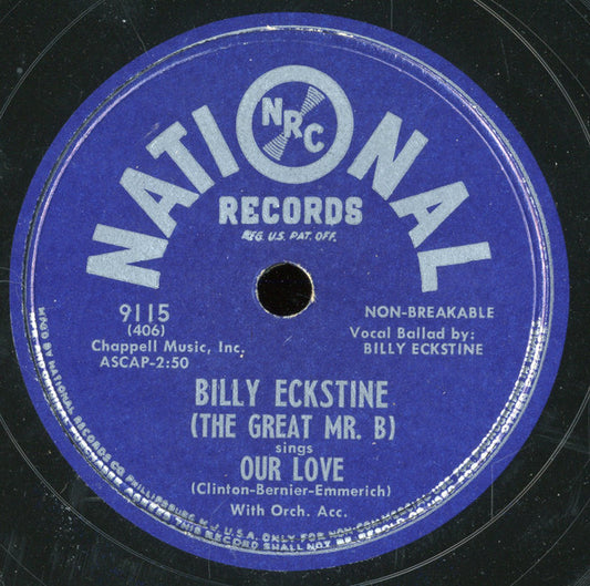 Billy Eckstine : I Surrender Dear / Our Love (10")