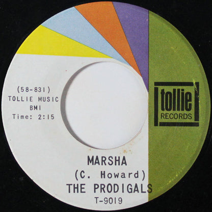 The Prodigals : Marsha / Judy (7", Single, Mono, RE)