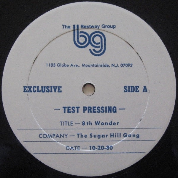 Sugarhill Gang : 8th Wonder (12", TP)