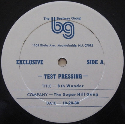 Sugarhill Gang : 8th Wonder (12", TP)