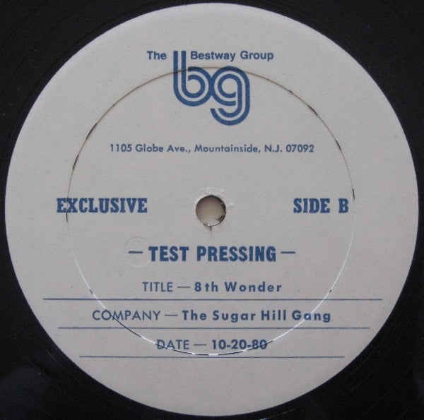 Sugarhill Gang : 8th Wonder (12", TP)