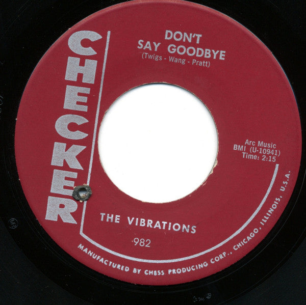 The Vibrations : Don't Say Goodbye / Stranded In The Jungle (7", Single, Mon)