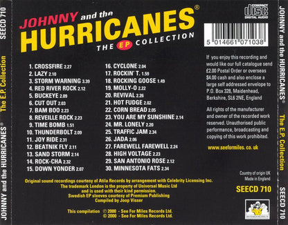 Johnny And The Hurricanes : The EP Collection (CD, Comp)