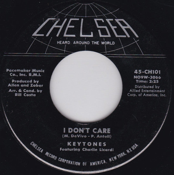 The Keytones (2) : La-Do-Da Da / I Don't Care (7", Single)