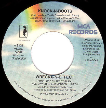 Wrecks-N-Effect : Knock-N-Boots (7", Single)