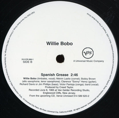 Willie Bobo : Spanish Grease (12")