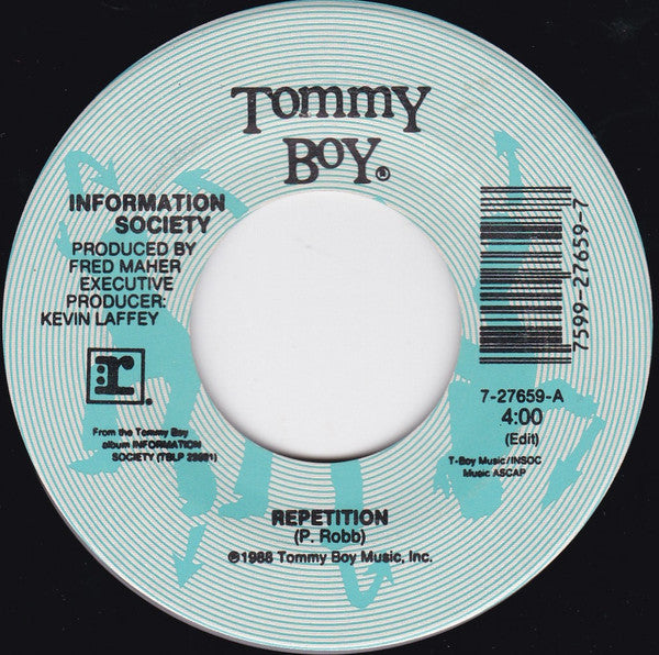 Information Society : Repetition (7", Single)
