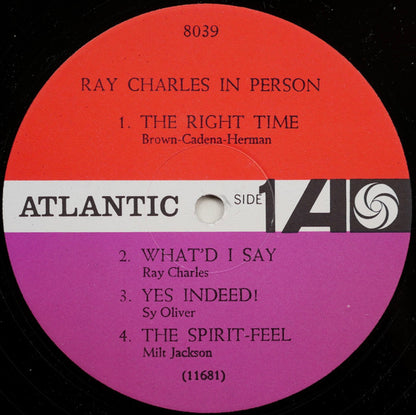 Ray Charles : Ray Charles In Person (LP, Album, Mono, RE)