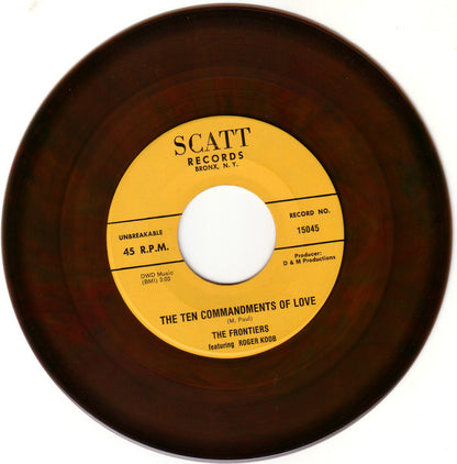 The Frontiers Featuring Roger Koob : The Ten Commandments Of Love (7", Unofficial, Cok)