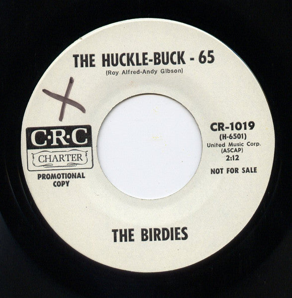 The Birdies : The Huckle-Buck - 65 / Pitter Patter (7", Promo)