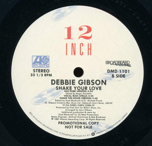Debbie Gibson : Shake Your Love (12", Promo)