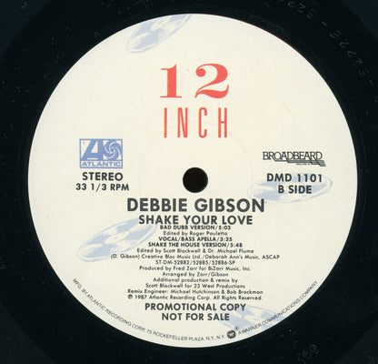 Debbie Gibson : Shake Your Love (12", Promo)