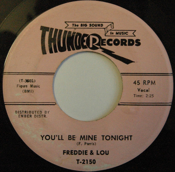 Freddie & Lou : You'll Be Mine Tonight (7", Single)