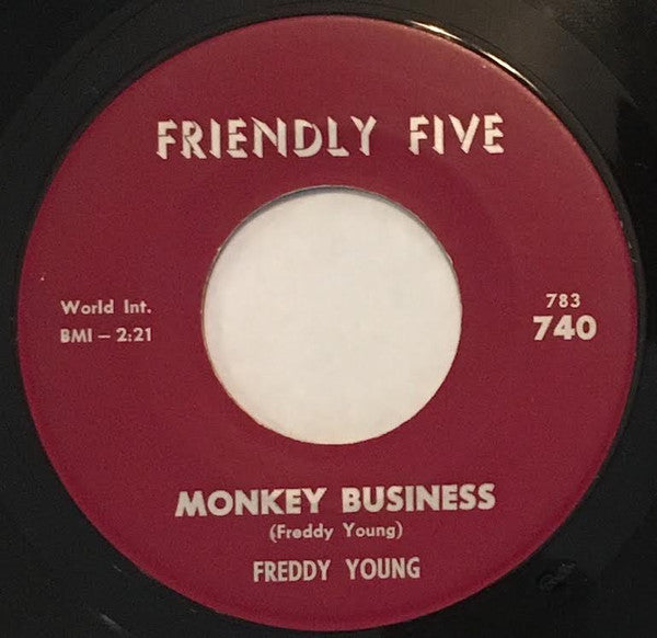 Freddy Young (2) : Monkey Business / Someday Baby (7")