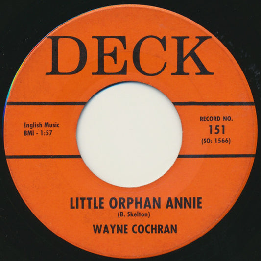 Wayne Cochran : Monkey Monkey (You Do It Like This) / Little Orphan Annie (7", Single)