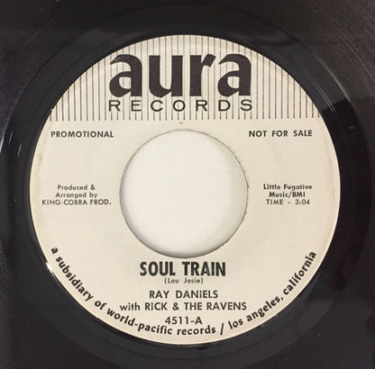 Ray Daniels (4) With Rick And The Ravens : Soul Train (7", Promo)