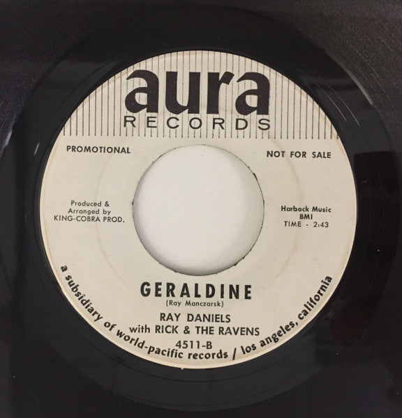 Ray Daniels (4) With Rick And The Ravens : Soul Train (7", Promo)