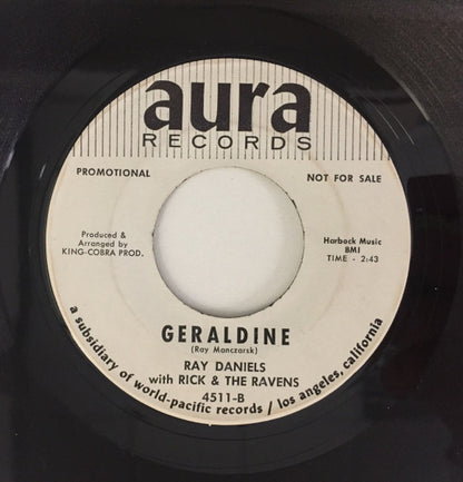 Ray Daniels (4) With Rick And The Ravens : Soul Train (7", Promo)