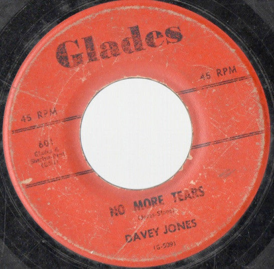Davey Jones : No More Tears / Tootsie Wootsie (7", Single)