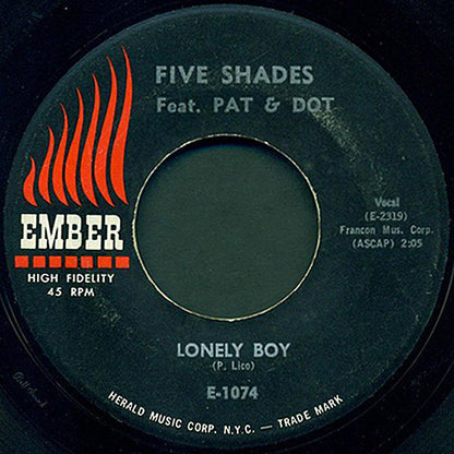 Five Shades : Mary Had A Little Man / Lonely Boy (7")