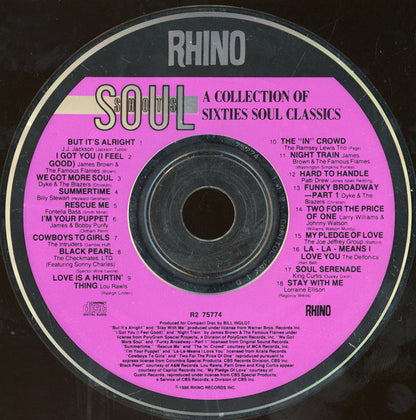 Various : Soul Shots (A Collection Of Sixties Soul Classics) (CD, Comp, RE)