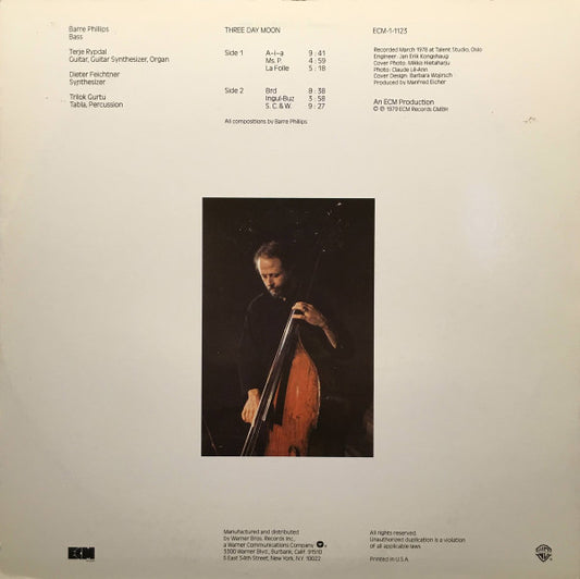 Barre Phillips : Three Day Moon (LP, Album)