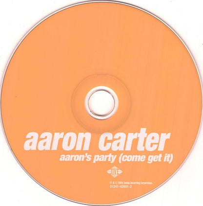 Aaron Carter : Aaron's Party (Come Get It) (CD, Single, Car)