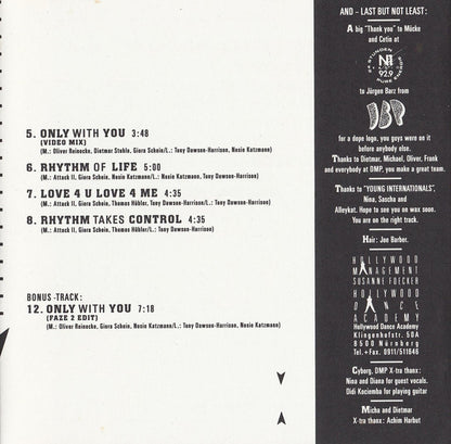 Captain Hollywood Project : Love Is Not Sex (CD, Album)