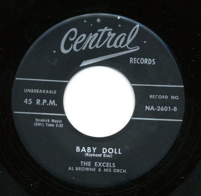 The Excels (5), Al Browne And His Orchestra : You're Mine Forever / Baby Doll (7", Single)