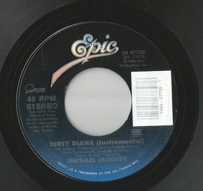 Michael Jackson : Dirty Diana (7", Single)