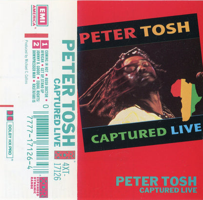 Peter Tosh : Captured Live (Cass, Album, Dol)