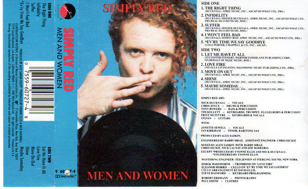 Simply Red : Men And Women (Cass, Album, SR,)