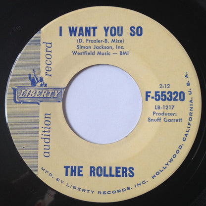 The Rollers (5) : The Continental Walk / I Want You So (7", Single, Promo)