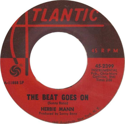Herbie Mann : The Beat Goes On / Free For All (7")