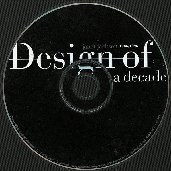 Janet Jackson : Design Of A Decade 1986/1996 (CD, Comp, Club)