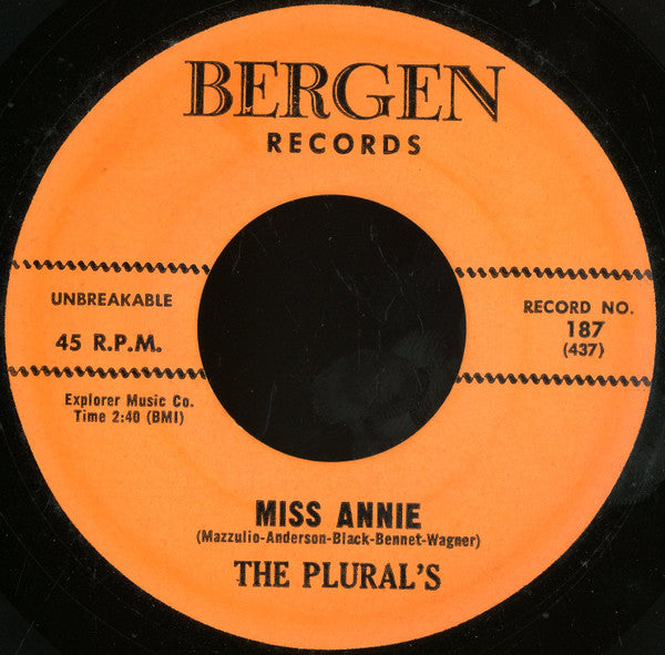 The Plurals (2) : Donna My Dear (7", Single, RE)