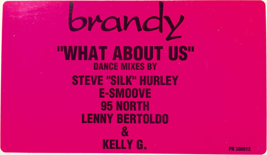 Brandy (2) : What About Us (2x12", Promo)